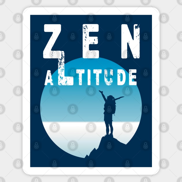 Zen Altitude Sticker by TMBTM